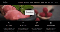 Desktop Screenshot of gelaterialeonardo.ch